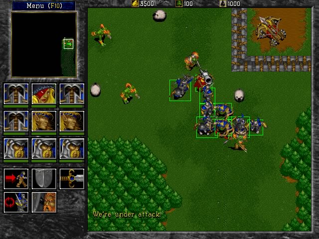 warcraft-2-tides-of-darkness screenshot for dos