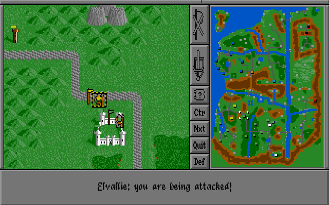 warlords screenshot for dos