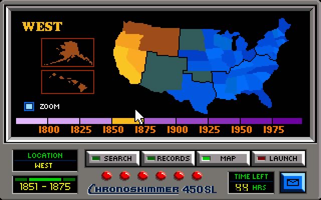 where-in-america-s-past-is-carmen-sandiego screenshot for dos
