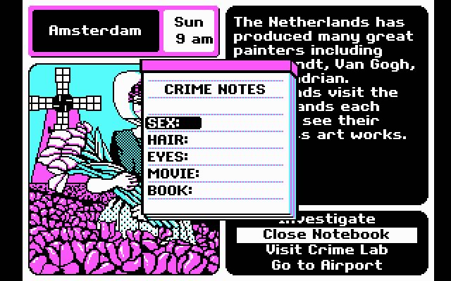 where-in-europe-is-carmen-sandiego screenshot for dos