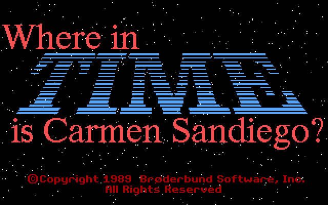 where-in-time-is-carmen-sandiego screenshot for dos