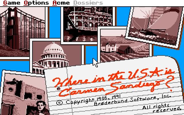where-in-the-usa-is-carmen-sandiego screenshot for dos