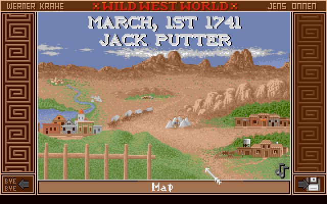 wild-west-world screenshot for dos