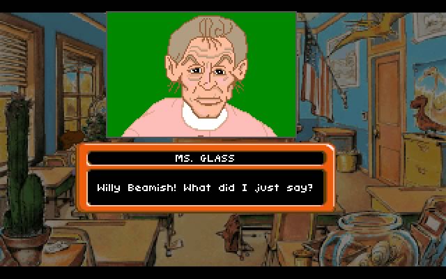 the-adventures-of-willy-beamish screenshot for dos