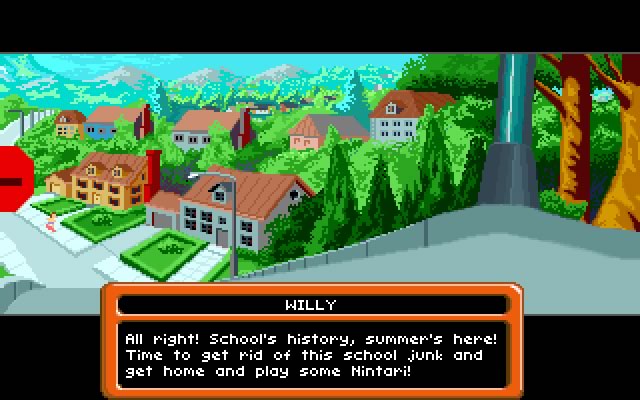 the-adventures-of-willy-beamish screenshot for dos