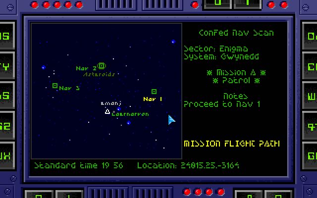 wing-commander-2-vengeance-of-the-kilrathi screenshot for dos