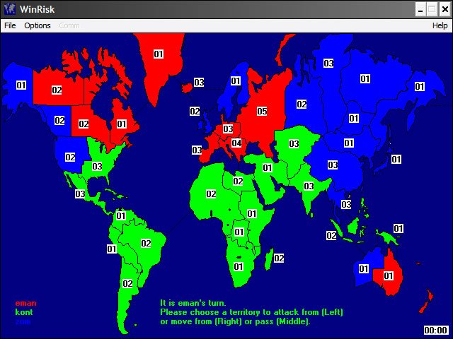 winrisk screenshot for win3x