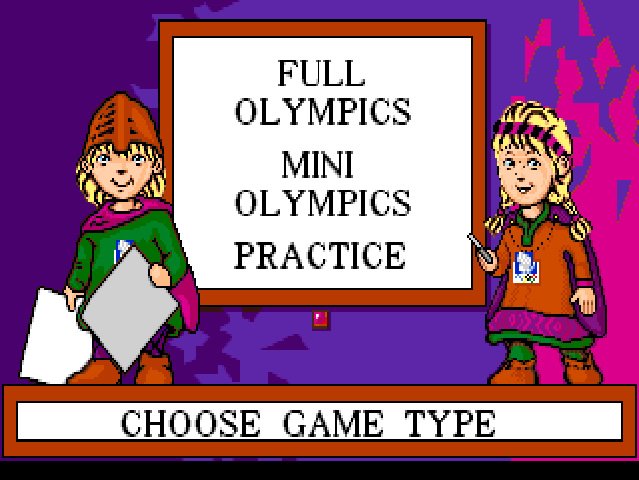 winter-olympics-lillehammer-94 screenshot for dos