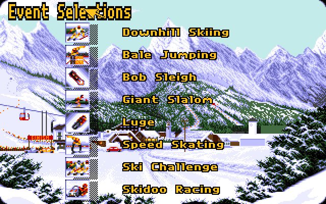 winter-supersports-1992 screenshot for dos