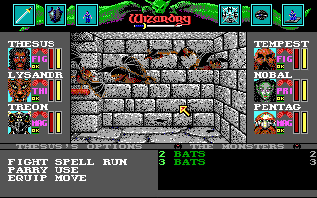 wizardry-6-bane-of-the-cosmic-forge screenshot for dos