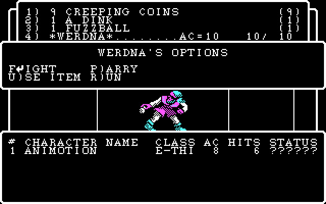 wizardry-4-the-return-of-werdna screenshot for dos