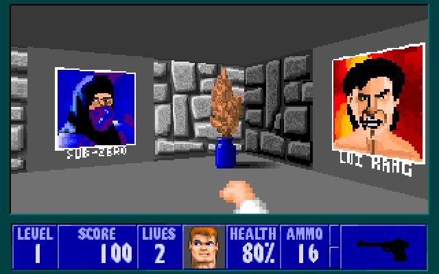 Wolfenstein 3D: Mortal Kombat Edition screenshot