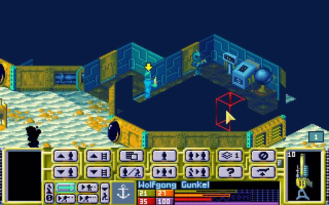 x-com-terror-from-the-deep screenshot for dos