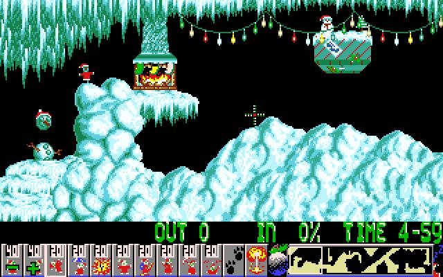 Play Holiday Lemmings Online - My Abandonware