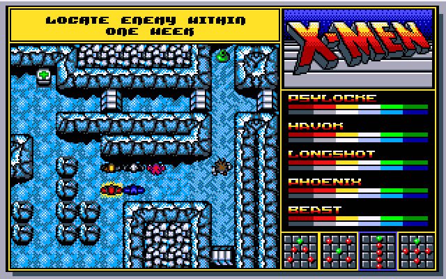 x-men-2-the-fall-of-the-mutants screenshot for dos