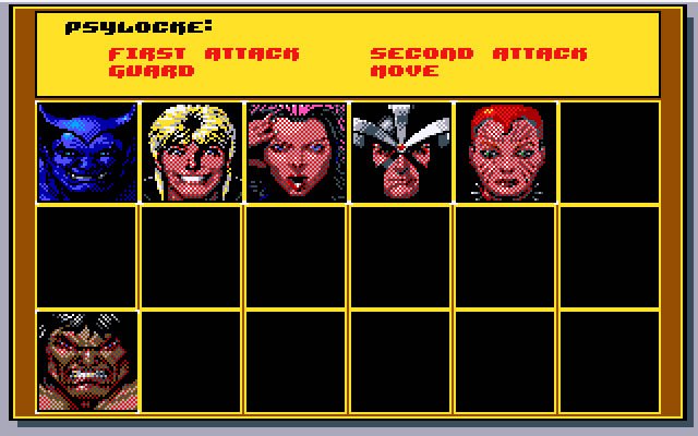 x-men-2-the-fall-of-the-mutants screenshot for dos