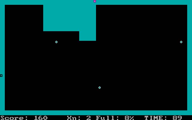 xonix screenshot for dos