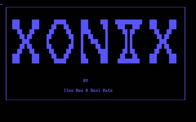 xonix screenshot for dos