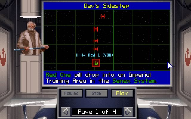 star-wars-x-wing screenshot for dos