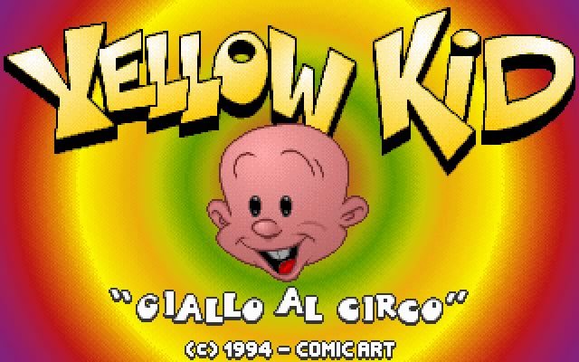 yellow-kid-giallo-al-circo screenshot for dos