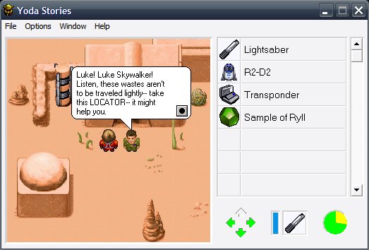 star-wars-yoda-stories screenshot for winxp
