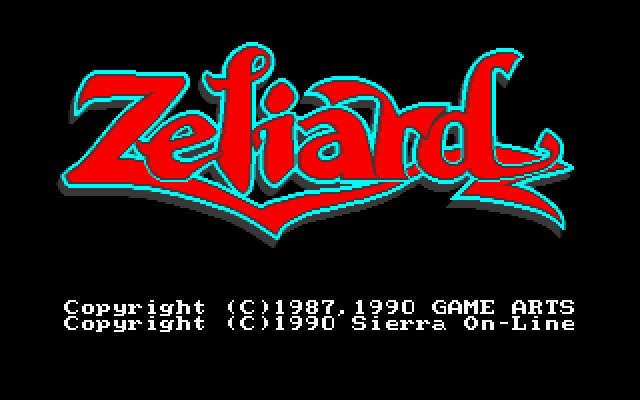 zeliard screenshot for dos