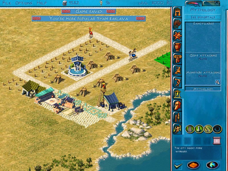 zeus-master-of-olympus screenshot for winxp