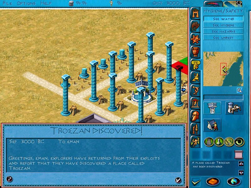 zeus-master-of-olympus screenshot for winxp