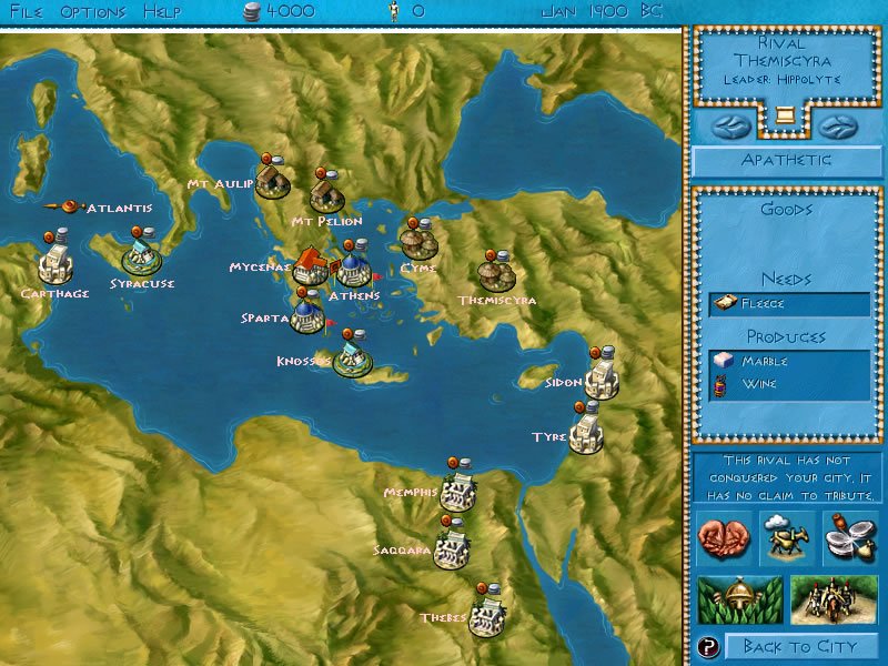 zeus-master-of-olympus screenshot for winxp