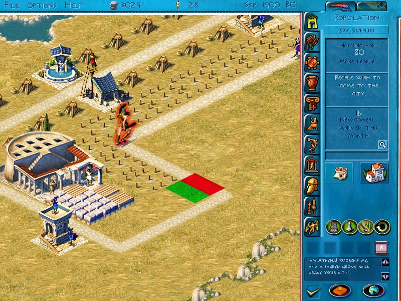 zeus-master-of-olympus screenshot for winxp