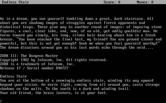 zork-iii-the-dungeon-master screenshot for dos