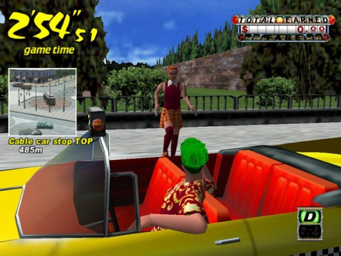 Crazy Taxi: racing for passengers