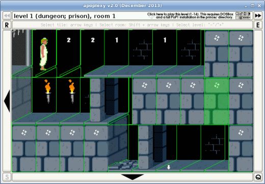 Apoplexy 2.0: Prince of Persia level editor