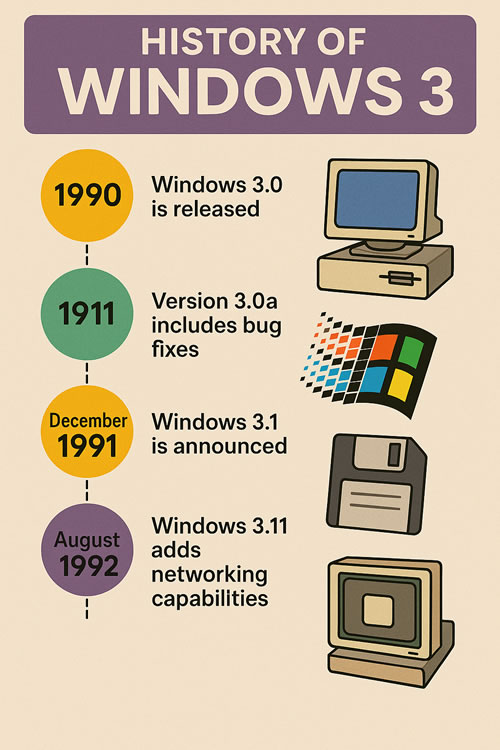 history of Windows 3